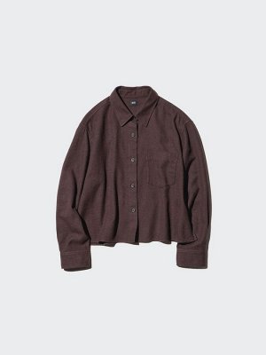 UNIQLO – фланелевая рубашка свободного кроя