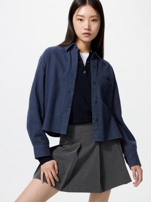 UNIQLO – фланелевая рубашка свободного кроя