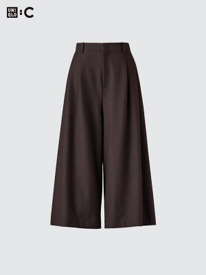UNIQLO – широкие брюки с эффектом юбки с резинкой на талии