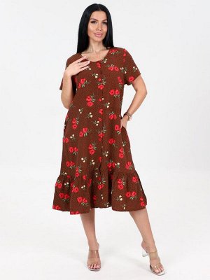 31 ПЛАТЬЕ ЖЕНСКОЕ (Коричневый)
