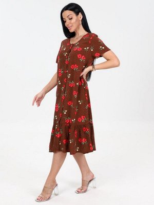 31 ПЛАТЬЕ ЖЕНСКОЕ (Коричневый)