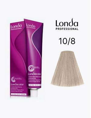 LONDA Color Окрашивание 10/8 яркий блонд жемчужный 60 мл