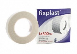 Лейколастырь Fixplast Фиксирующий (ширина 1см) длина 500см (на тканевой основе)