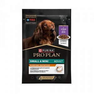Pro Plan пауч 85г для собак Adult для взрослых Утка Соус