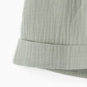 Костюм (футболка и шорты ) детский KAFTAN «Муслин» 32 (110-116 см), зелёный