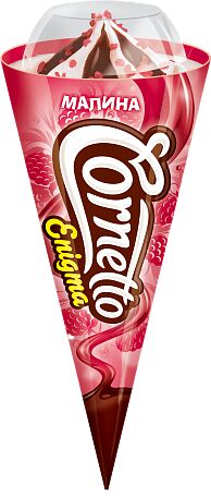 Рожок, Cornetto, Enigma малина, Инмарко, 73 г, (ящик 24шт)