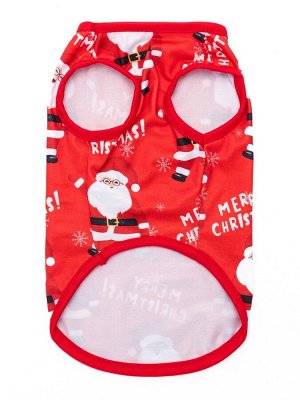 Майка "Merry", размер S (ДС 25, ОШ 25, ОГ 35 см), красная