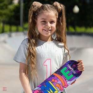 Скейтборд 43х13см (пласт. крепеж, 5030PVC ) макс. нагрузка 30кг