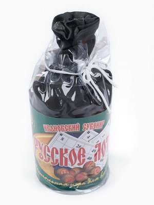 Русское лото, деревянное "Ивановский сувенир", настольная игра, с бочонками