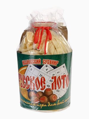 Русское лото, деревянное "Ивановский сувенир", настольная игра, с бочонками