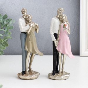 Фигурка полистоун «Влюблённые», 20x8x6.5 см, МИКС