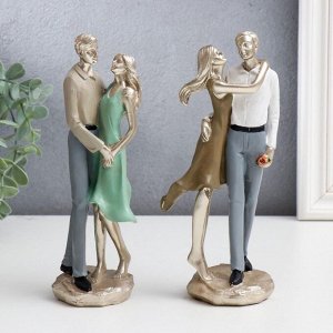 Фигурка полистоун «Влюблённые», 20x8x6.5 см, МИКС