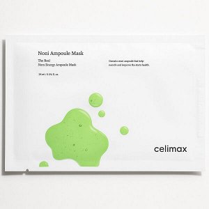 Тканевая маска с экстрактом нони для эластичности кожи Celimax The Real Noni Energy Ampoule Mask, 25мл