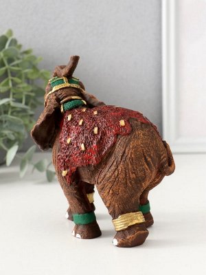 Фигурка полистоун «Слон индийский», 13.5x8x11.8 см