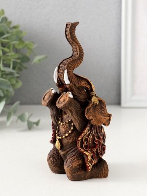 Фигурка полистоун «Слон африканский», 14.5x7.5x6 см