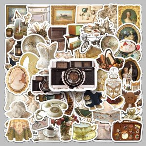 Наклейки для скрапбукинга / ежедневника, 50 шт.