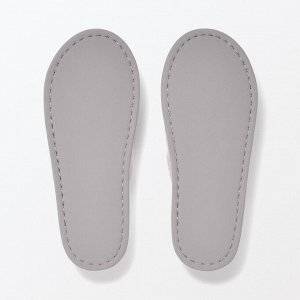 MUJI Washable Cotton Pile Slippers Open-Toe - хлопковые махровые тапочки с открытым носом