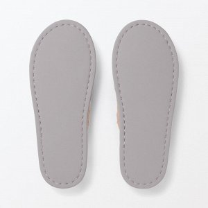 MUJI Washable Cotton Pile Slippers Open-Toe - хлопковые махровые тапочки с открытым носом