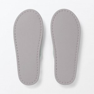 MUJI Washable Cotton Pile Slippers Open-Toe - хлопковые махровые тапочки с открытым носом