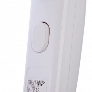 Фен настенный Luazon LGE-005, 1600 Вт, 2 скорости, крепление (в комплекте), белый