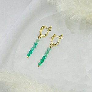 Серьги из Берилла (градиент)