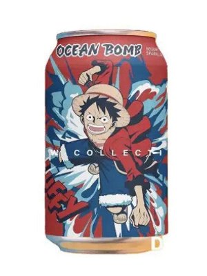 Лимонад "One Piece" Ocean Bomb вкус освежающего йогурта, ж/б 330мл, 1/24 - А