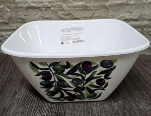 Миска пл. 2,0л 1159029 Bergamo квад.декор