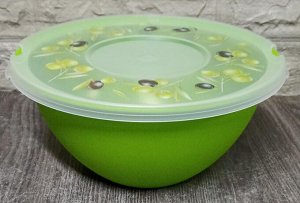 Миска пл. 2,0л С35620 Freshi олива с/кр. 1/18