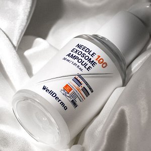Ампульная сыворотка с микроиглами WellDerma Needle 100 Exosme Ampoule, 30мл