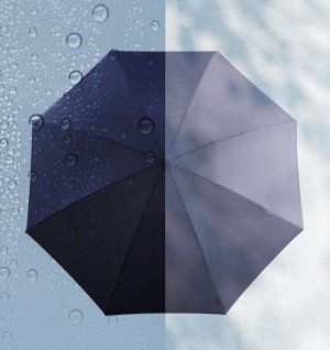 Зонт автоматический Xiaomi 90 Points Automatic Umbrella With LED Flashlight Чёрный