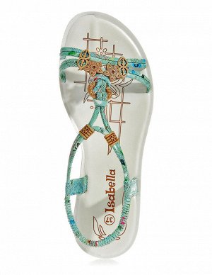 Сандалии женские ISABELLA, Зеленый