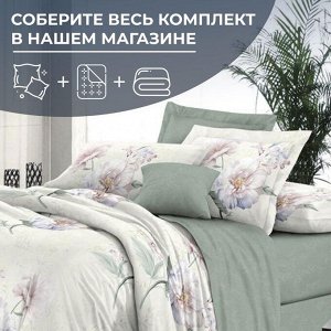 Простыня на резинке 180*200 см, поплин, борт 25 см (Шаганэ (компаньон))