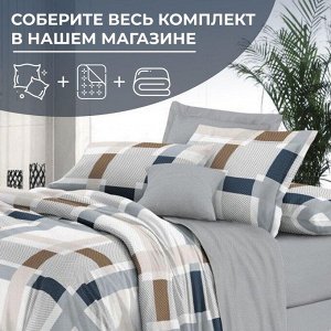 Простыня на резинке 180*200 см, поплин, борт 25 см (Дэлли (компаньон))