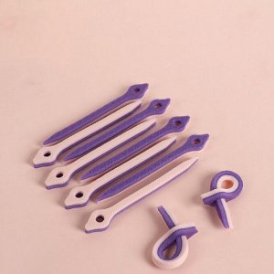 Бигуди с фиксатором, d = 1 см, 17 см, 10 шт, цвет МИКС