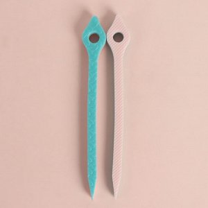 Бигуди с фиксатором, d = 1 см, 17 см, 10 шт, цвет МИКС
