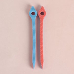 Бигуди с фиксатором, d = 1 см, 17 см, 10 шт, цвет МИКС