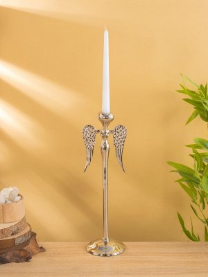 Подсвечник «Ангел», 12x12x39 см, алюминий
