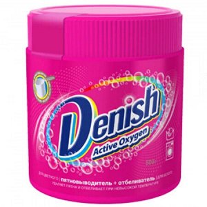 Пятновыводитель + отбеливатель "DENISH ACTIVE OXYGEN" (для белого и цвет) 500г (банка)