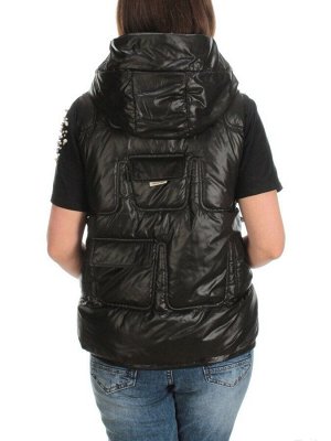 GB18401-2010-C BLACK Жилет женский демисезонный (120 гр. холлофайбера)