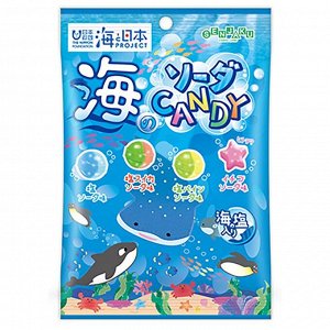 Леденцы Морской мир содовое ассорти Senjaku 80г