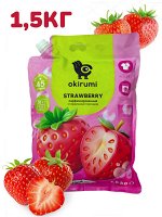 Стиральный порошок OKIRUMI  для всех типов белья, аромат Клубника 1,5кг