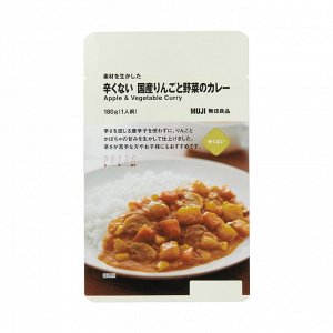 MUJI Apple & Vegetable Curry – мягкое карри с японским яблоком и овощами, неострое