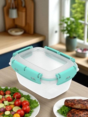 Контейнер герметичный 0,8л для продуктов (ланч-бокс),173х131х82мм