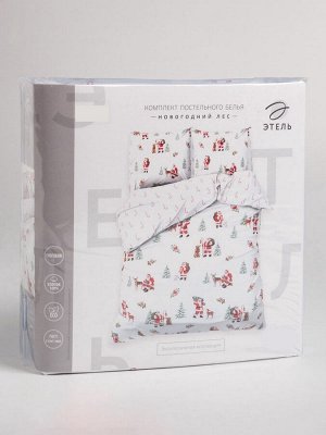 Постельное бельё евро «Этель. Новогодний лес», поплин