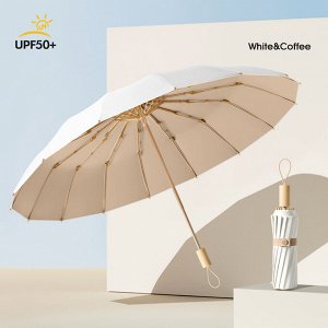 Зонт укрепленный ручной UPF 50+