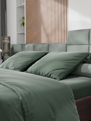 Постельное бельё Этель 2сп Tencel 180*210см, 220*245см, 50*70см-2шт, цвет оливковый