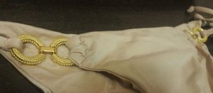 Купальник *(Красота от Vacanze Italiane) BIKINI, GOLD, GOLD, TRIANGLE TOP-TIE SIDE BRIEFS
Фурнитура фото №2