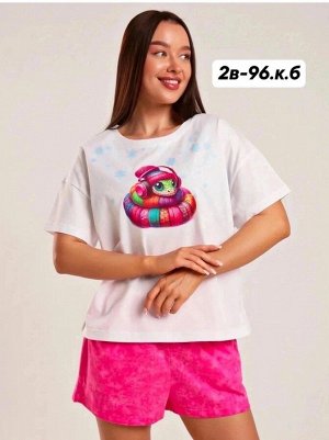 Пижама женская (без выбора цвета), код 6770630