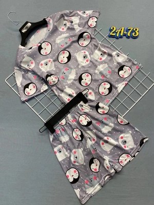 Пижама женская (без выбора цвета и рисунка), код 7312328