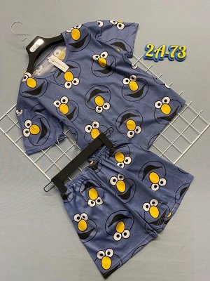 Пижама женская (без выбора цвета и рисунка), код 7312338
